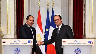 Hollande calls on Sisi to continue 'democratic transition' in Egypt