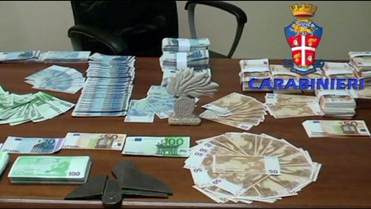 Dozens arrested in Italy counterfeit cash crackdown