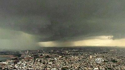 باران سیل آسا در سائوپائولو