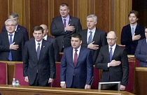 Ukraine's new pro-Western parliament holds first session