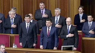 مراسم گشایش پارلمان جدید اوکراین برگزار شد