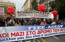 Всеобщая забастовка транспортников парализовала Грецию