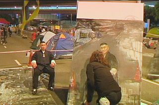 Fears for Hong Kong protest artwork