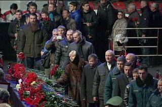 Russia pays its respects to ice hockey coach Viktor Tikhonov
