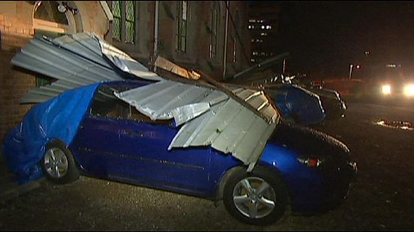 Australie: une tempête de grêle fait de gros dégâts à Brisbane Australie: une tempête de grêle fait de gros dégâts à Brisbane