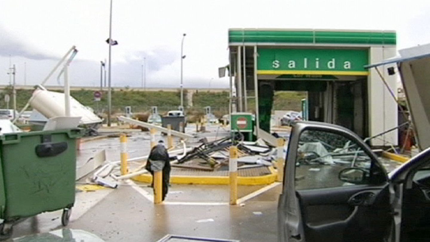Tornado Tears Up Spanish Resort Euronews