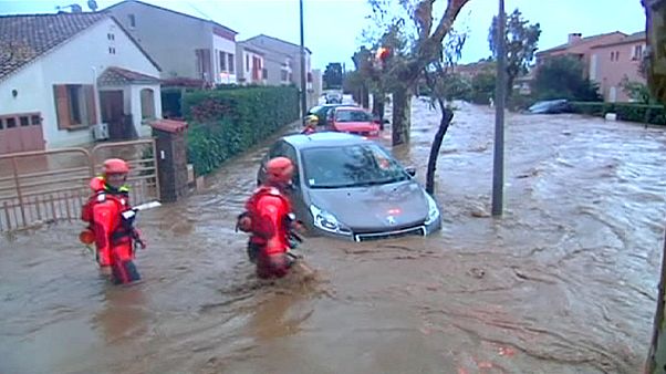 Cuatro muertos y dos desaparecidos por el temporal en Francia Cuatro muertos y dos desaparecidos por el temporal en Francia