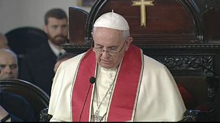 Pope Francis in joint service on last day of Turkey visit