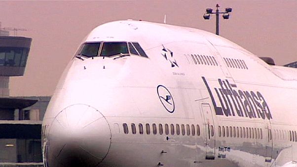 Pilotos da Lufthansa em greve Pilotos da Lufthansa em greve