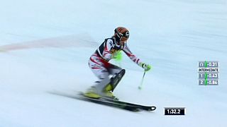 التزلج الألبي: فوز يانسرود وهوسب
