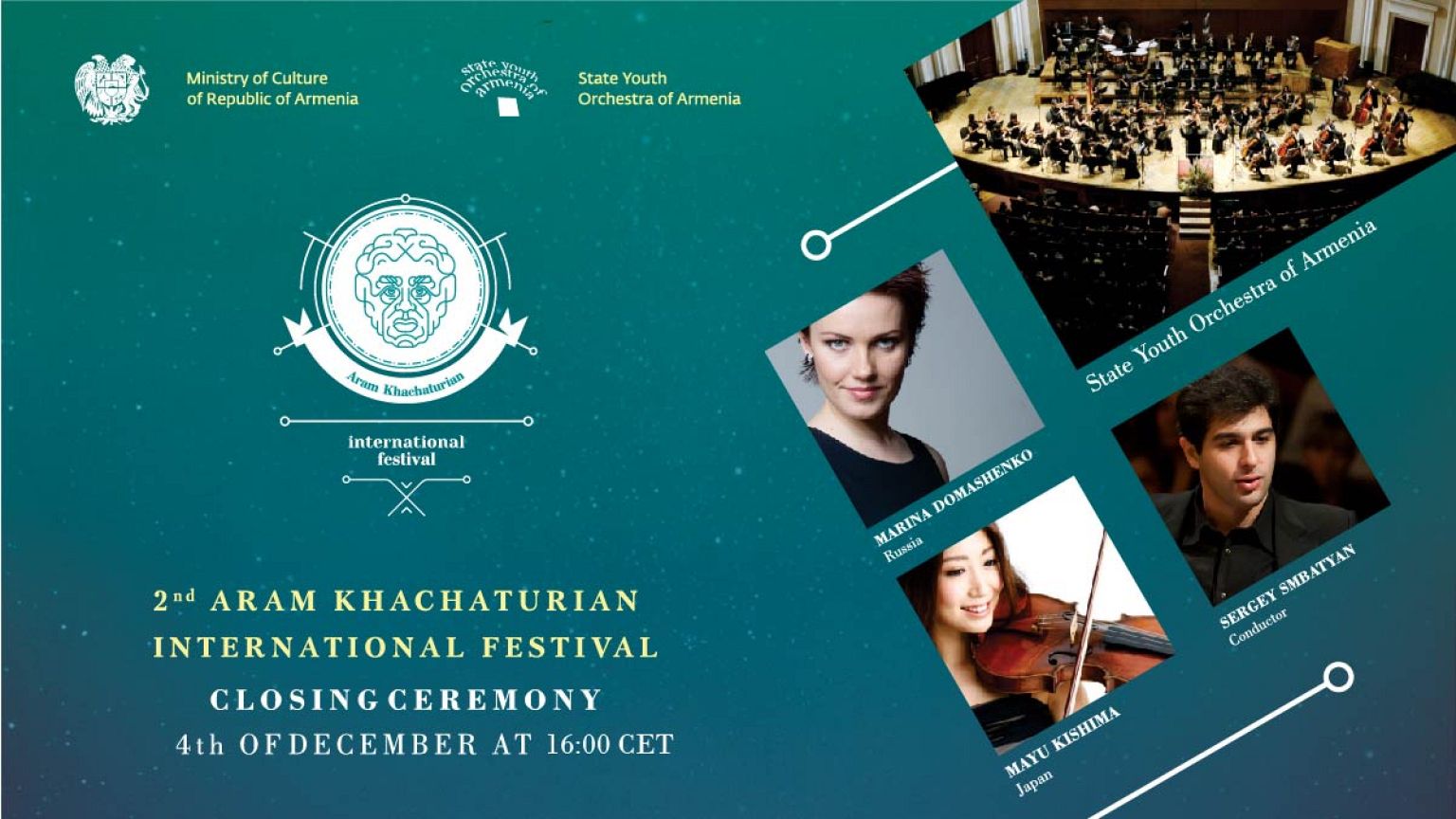 Closing ceremony of the 2nd Aram Khachaturian International Festival in Yerevan