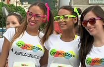 Thousands take part in Venezuela 'Color Run'