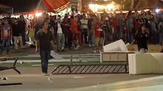 Violences aux abords du stade de Guadalajara