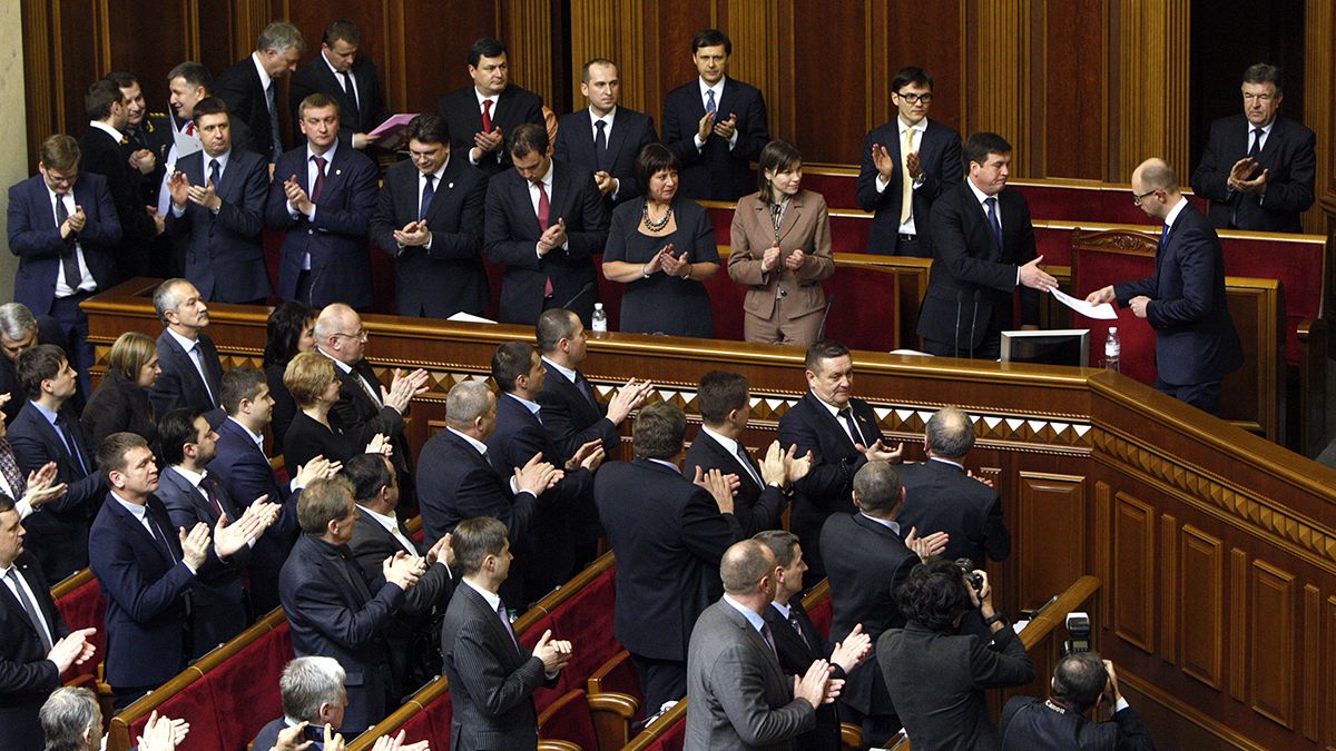 رای اعتماد پارلمان اوکراین به دولت جدید