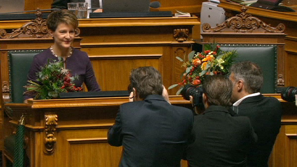 Simonetta Sommaruga zur Bundespräsidentin der Schweiz gewählt