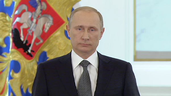 Russlands Präsident schwört das Land auf seinen Kurs ein Russlands Präsident schwört das Land auf seinen Kurs ein