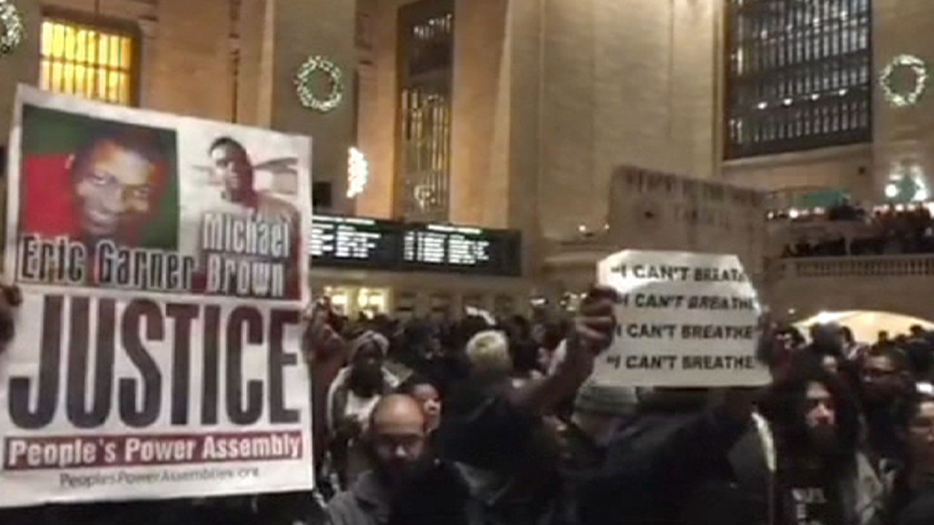 'I can't breathe' US protests spread over 'chokehold' death of Eric