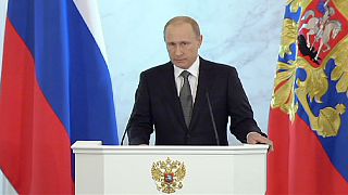 Las arremetidas contra Occidente marcan el discurso del estado de la nación de Putin