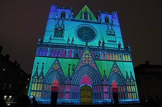 Fête des Lumières festival lights up French city of Lyon