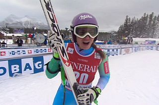 Maze cracks Lake Louise duck to win downhill
