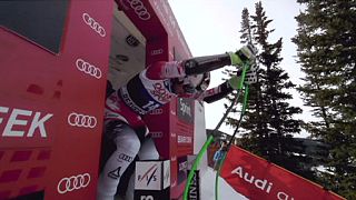 Reichelt takes first win in Super G World Cup