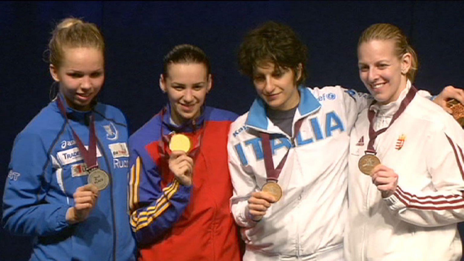 Simona Gherman é a rainha da espada no Qatar