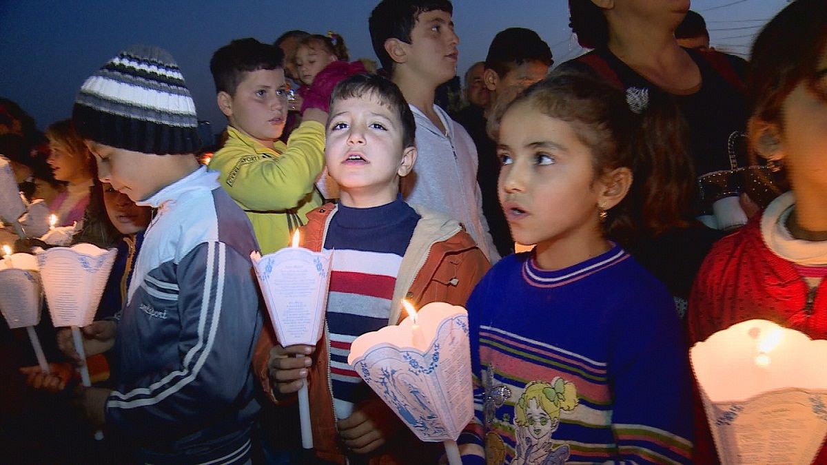 La Fiesta de las Luces ilumina el día a día de los refugiados de Erbil
