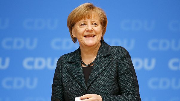 Almanya Başbakanı Merkel yeniden CDU'nun lideri oldu Almanya Başbakanı Merkel yeniden CDU'nun lideri oldu