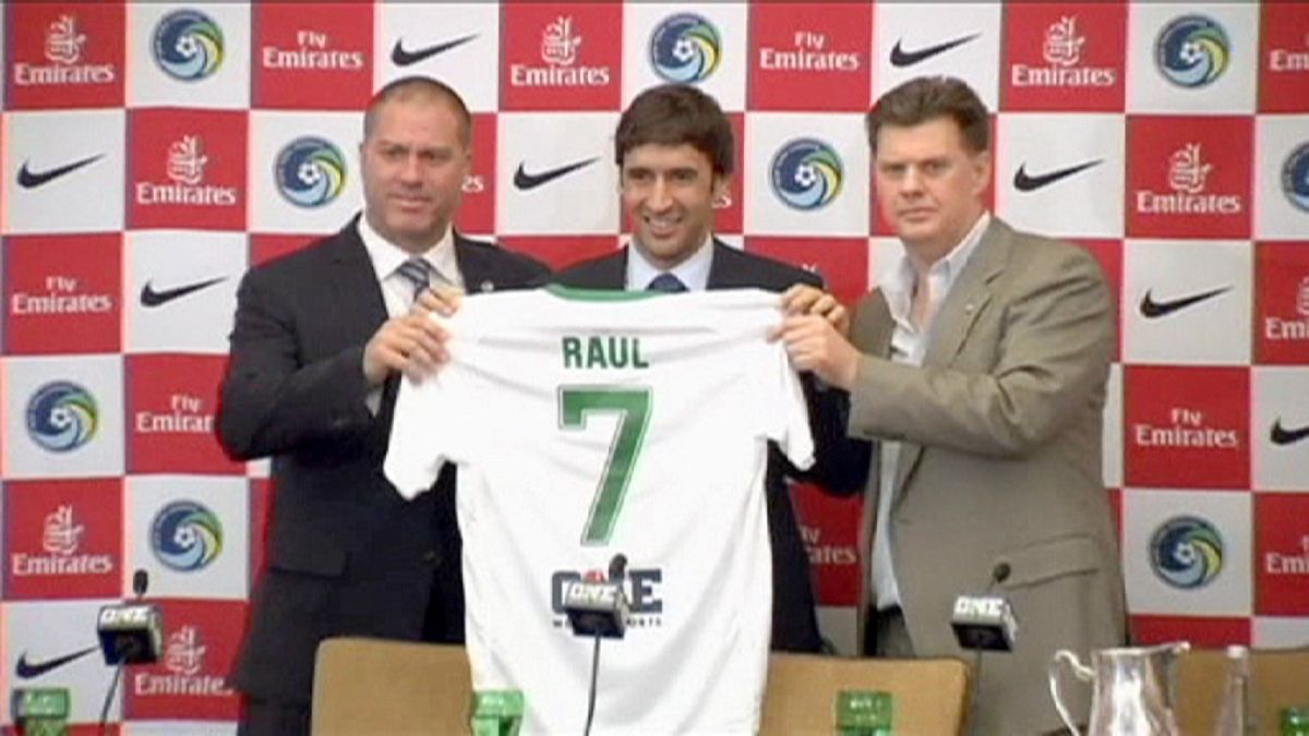 Former Real star Raul unveiled at Cosmos
