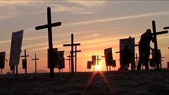 161 crosses mark police deaths in Rio de Janerio