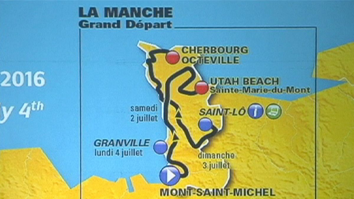 Tour de France startet 2016 in Mont St. Michel