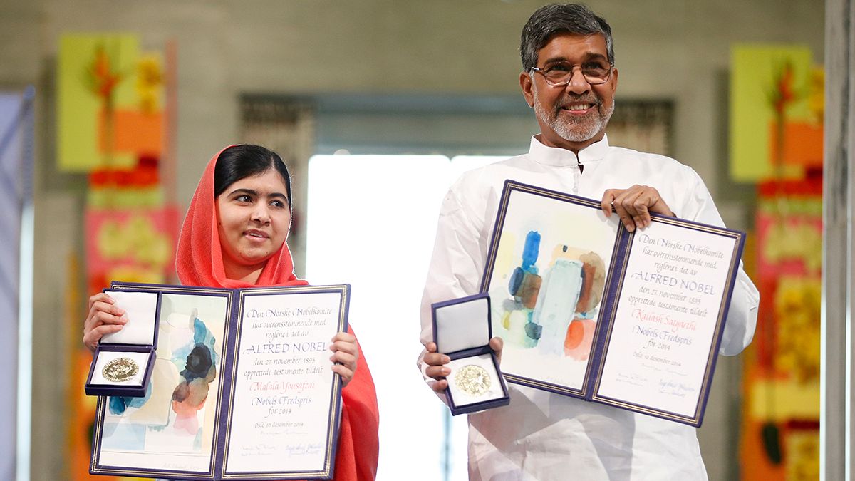 Átvette a Nobel-békedíjat a gyermekjogok két harcosa