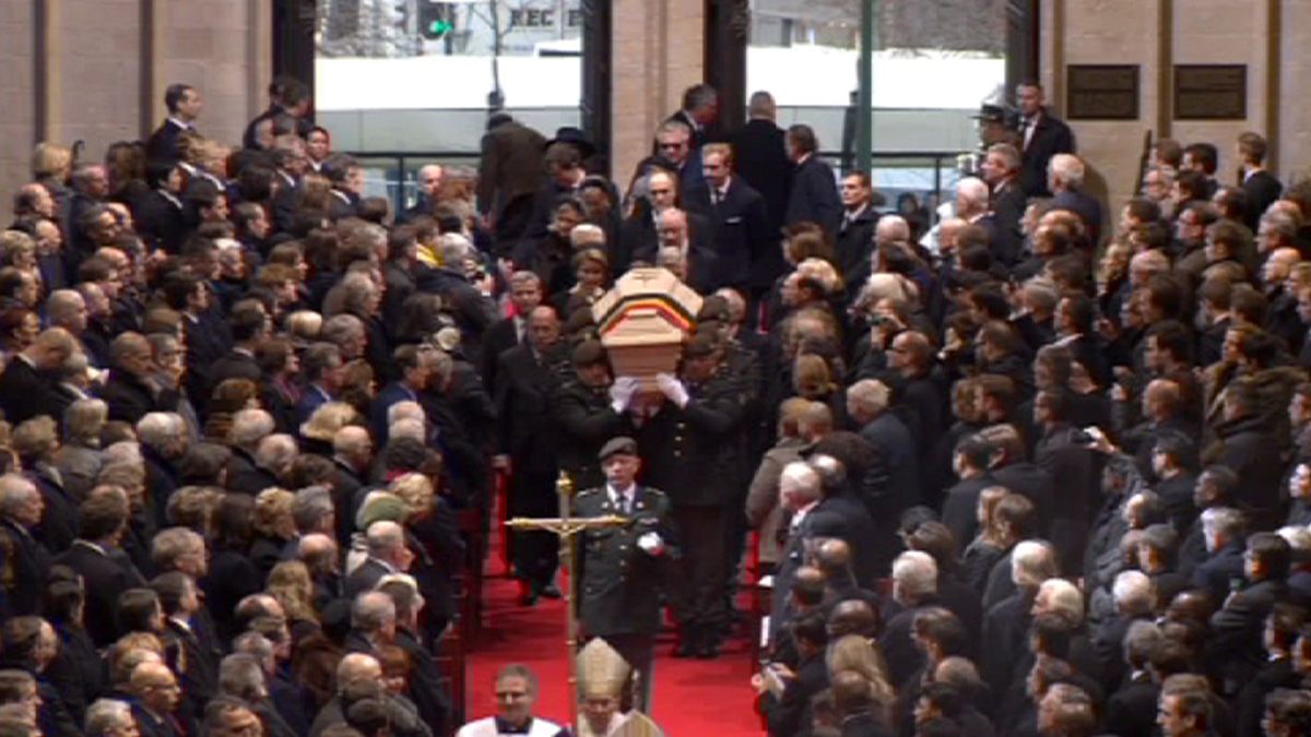 برپایی مراسم وداع با ملکه پیشین بلژیک