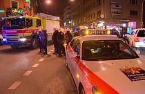 Noite de violência em Zurique