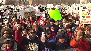 اعتراض گسترده مردم واشنگتن نسبت به اقدامات پلیس علیه سیاه پوستان