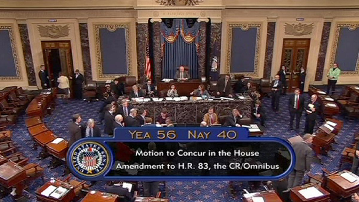 US Senate passes spending bill ending fears of government shutdown