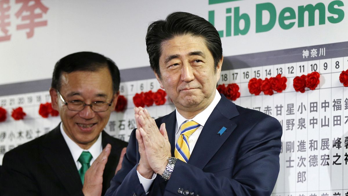 Abe on course for election win but record low turnout weakens his mandate