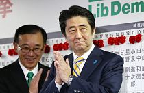 پیروزی شینزو آبه در انتخابات پارلمانی ژاپن