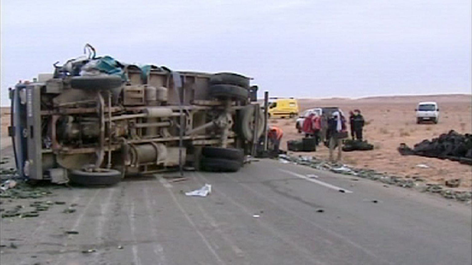 Neuf immigrés nigériens tués dans un accident de la route en Algérie