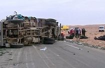 Un accidente de autobus en Argelia acaba con la vida de al menos 11 personas