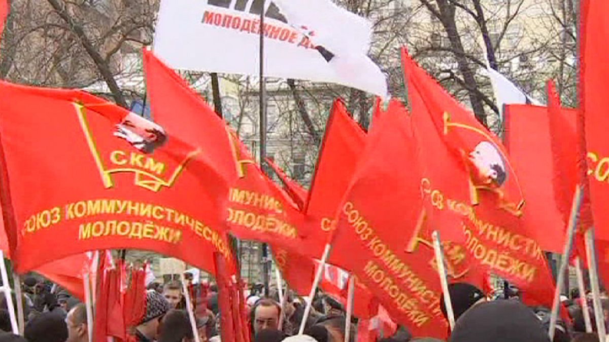 Nueva manifestación en Moscú contra los recortes en sanidad y educación