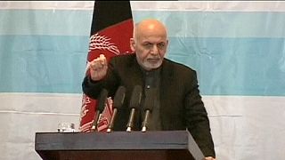 President Ghani fiercely attacks the Taliban and calls their violence "un-Islamic"
