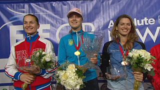 Grand Prix im Fechten: Olga Kharlan jubelt