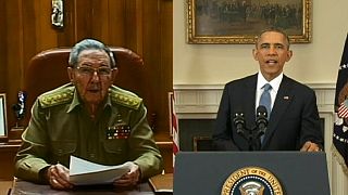 أوباما وكاستْرو يُنهِيان عهدَ العلاقات العدائية بين هافانا وواشنطن