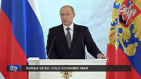 Business Review 2014 Part 3/4: 'Naked' Russia beset by sanctions, oil and rouble trouble