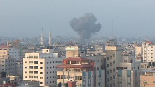 Israel bombs Hamas base in Gaza after rocket attack