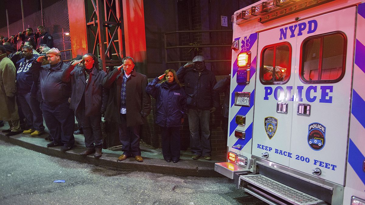 واکنش شهردار نیویورک به قتل دو افسر پلیس