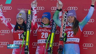 Gravity: Goergl clinches Val d'Isere super-G as Vonn crashes out