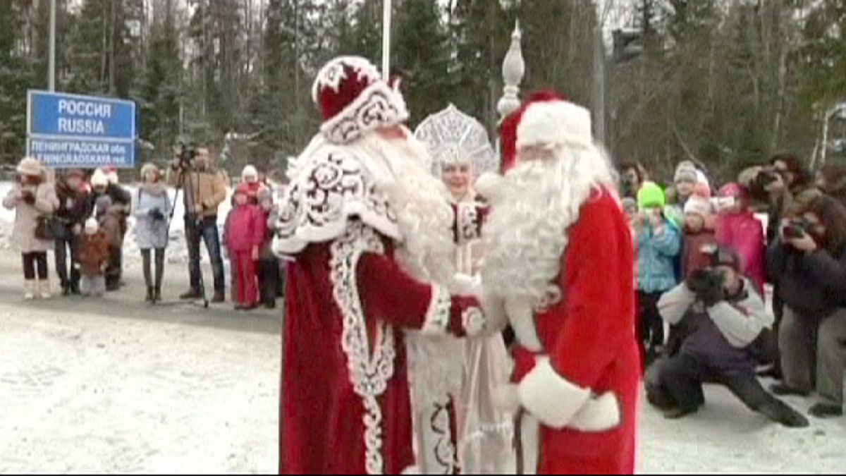 Рождественская встреча на российско-финской границе