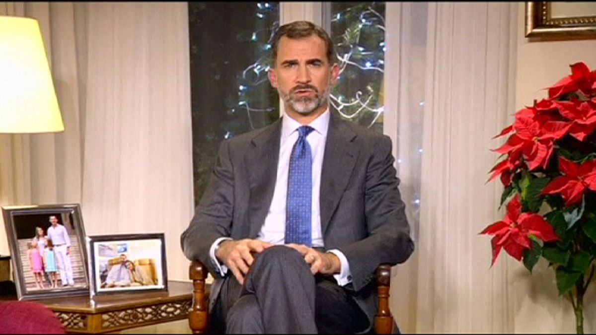 Rei de Espanha fala em regenerar o país no primeiro discurso de Natal